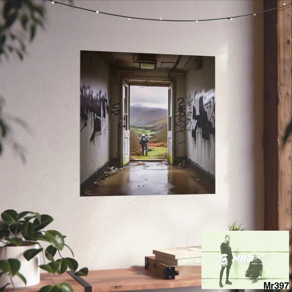 Banksy Style Escape from Hergest Assassination fail Nov -Dec 2013 no 10 Fine Art Posters Poster