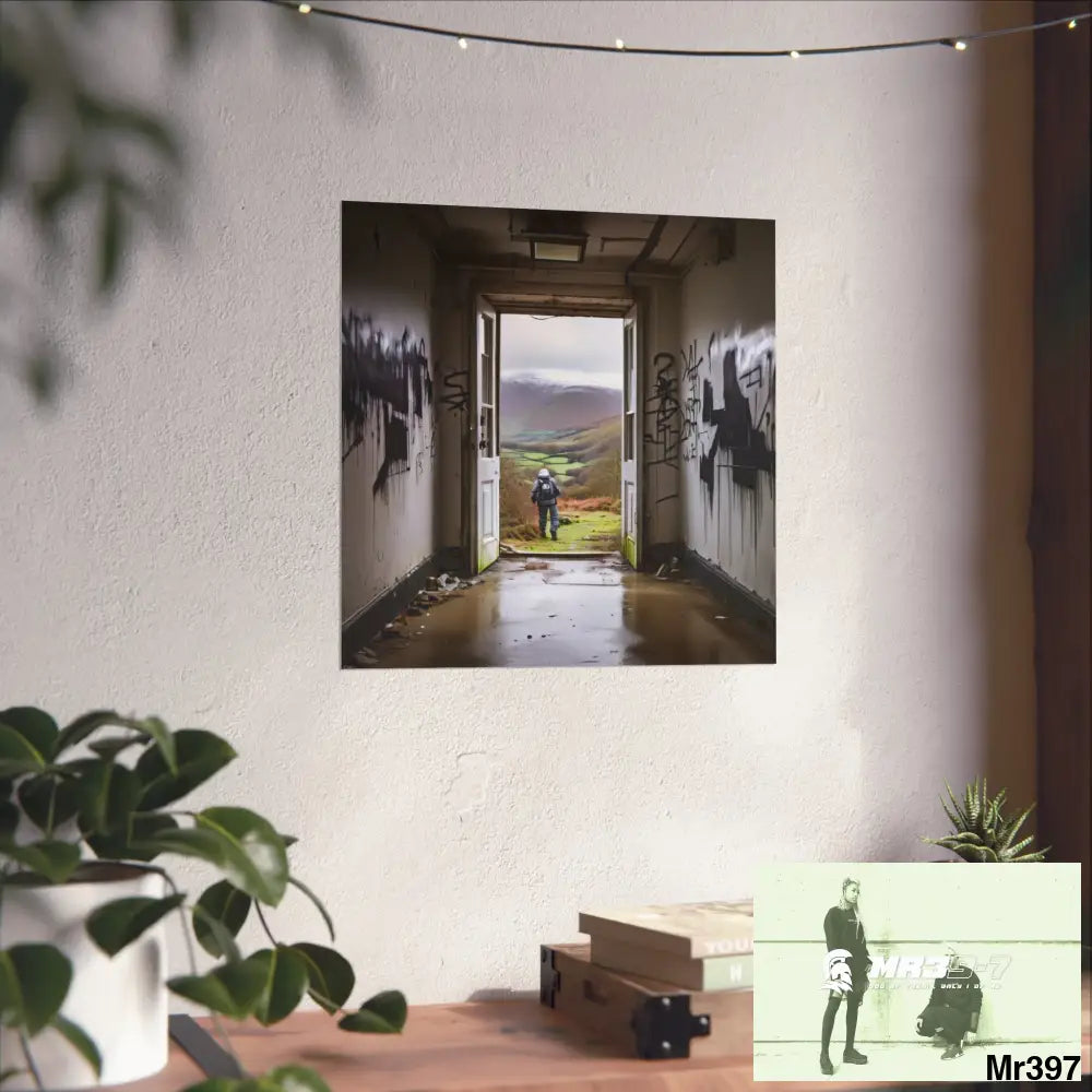 Banksy Style Escape from Hergest Assassination fail Nov -Dec 2013 no 10 Fine Art Posters Poster