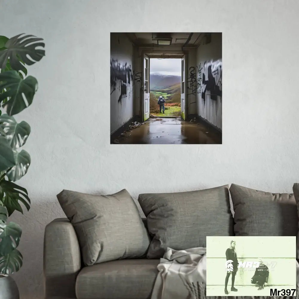 Banksy Style Escape from Hergest Assassination fail Nov -Dec 2013 no 10 Fine Art Posters Poster