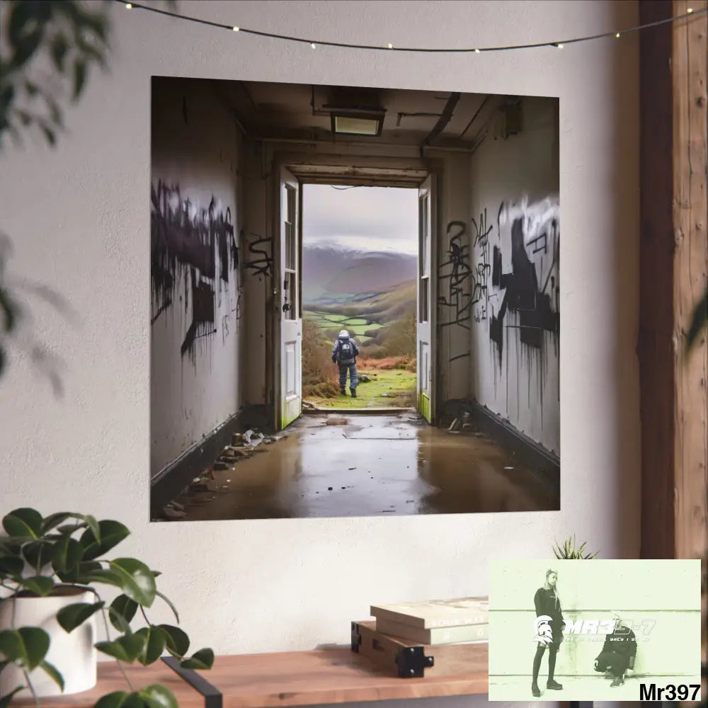 Banksy Style Escape from Hergest Assassination fail Nov -Dec 2013 no 10 Fine Art Posters Poster