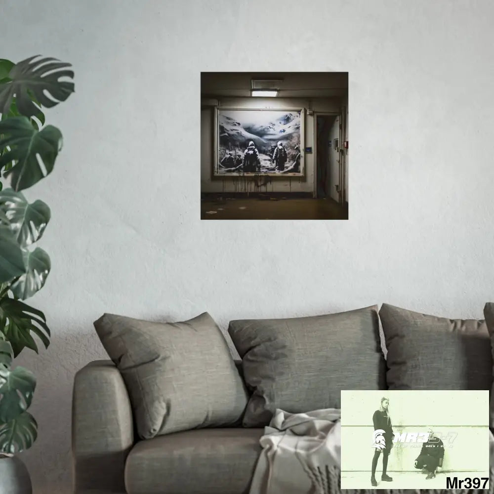 Banksy Style Escape from Hergest Assassination fail Nov -Dec 2013 no 11 Fine Art Posters Poster