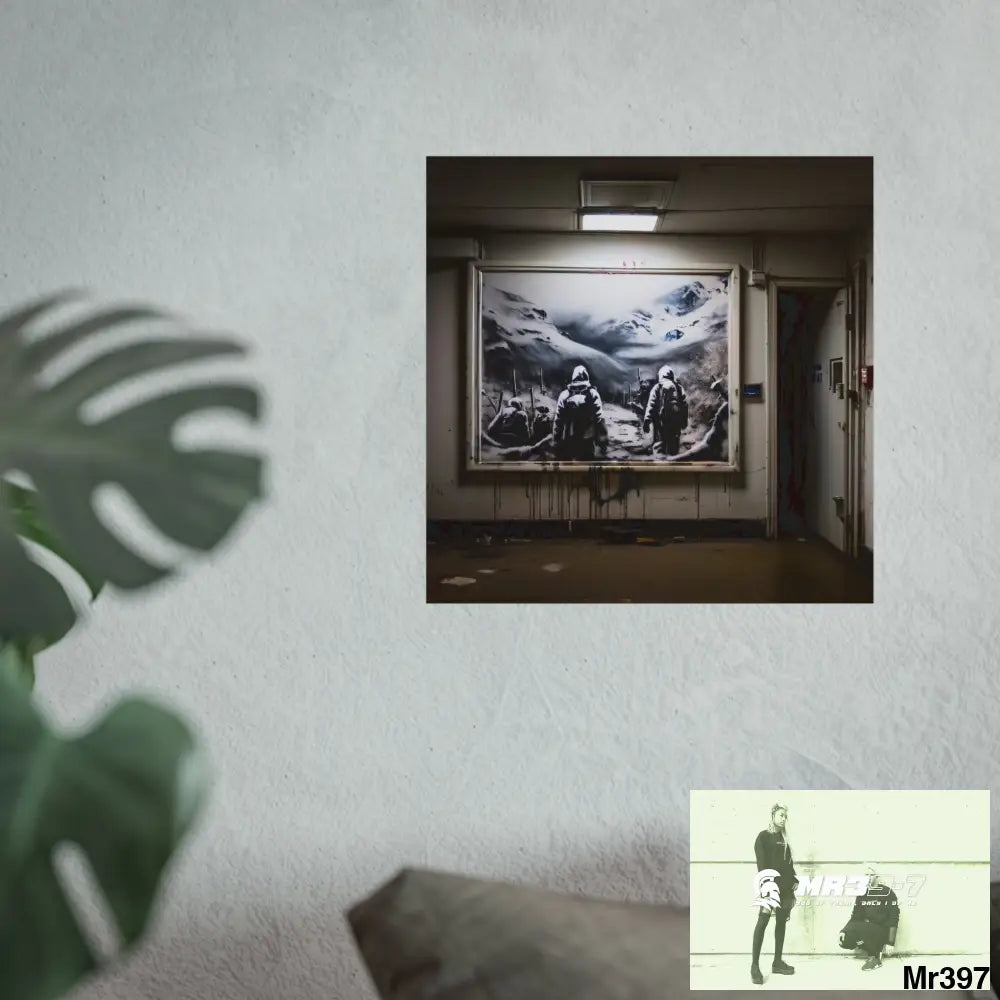 Banksy Style Escape from Hergest Assassination fail Nov -Dec 2013 no 11 Fine Art Posters Poster