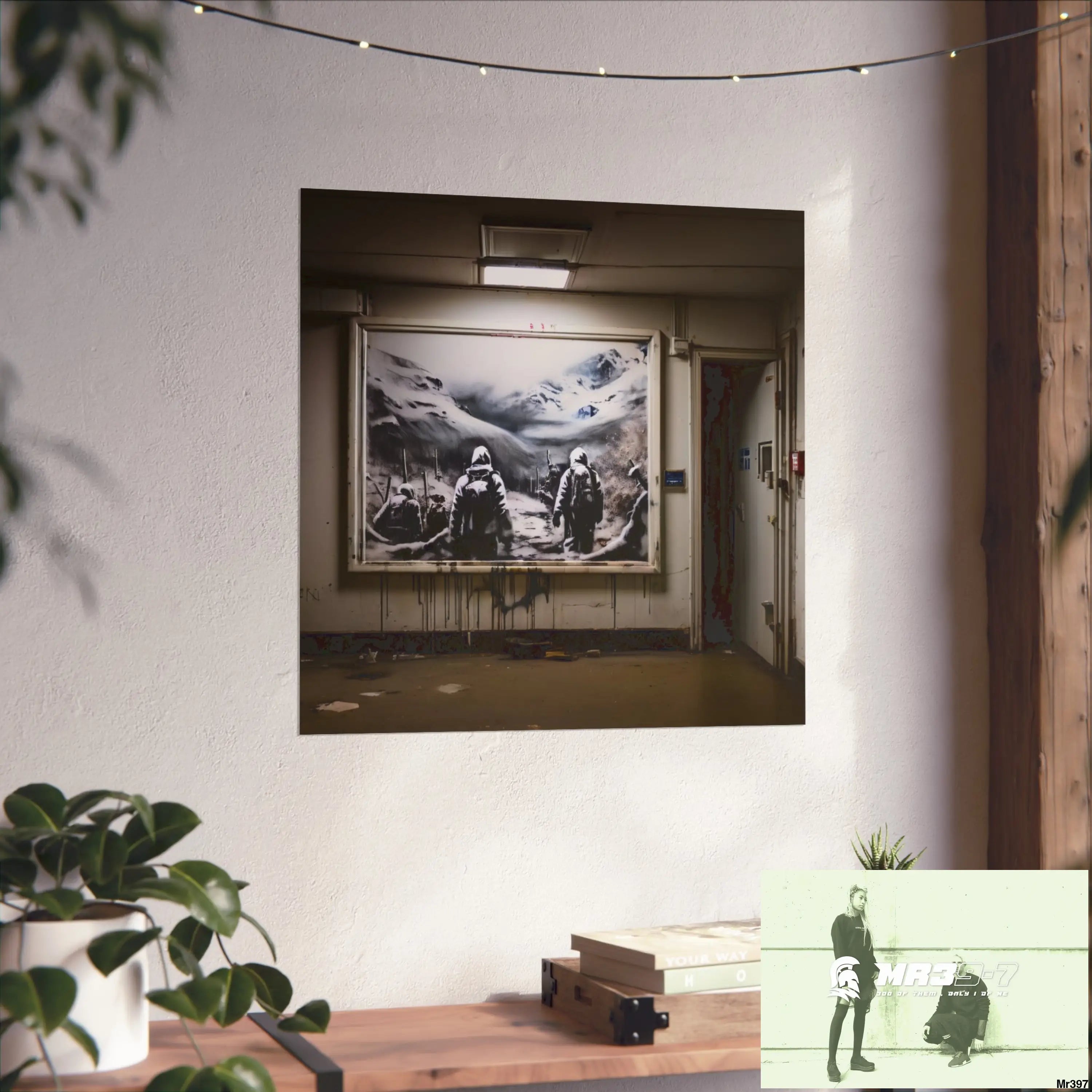 Banksy Style Escape from Hergest Assassination fail Nov -Dec 2013 no 11 Fine Art Posters Poster