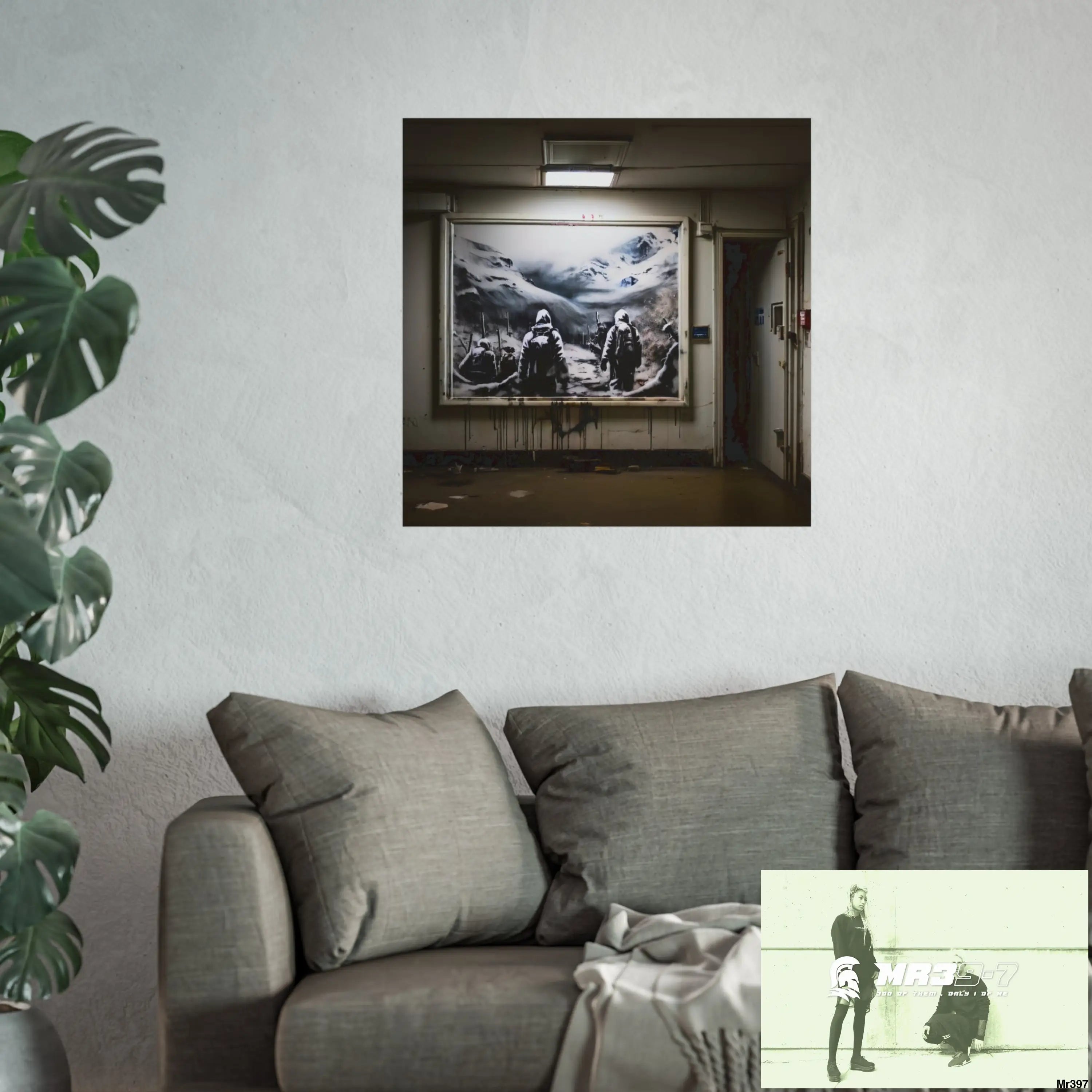 Banksy Style Escape from Hergest Assassination fail Nov -Dec 2013 no 11 Fine Art Posters Poster
