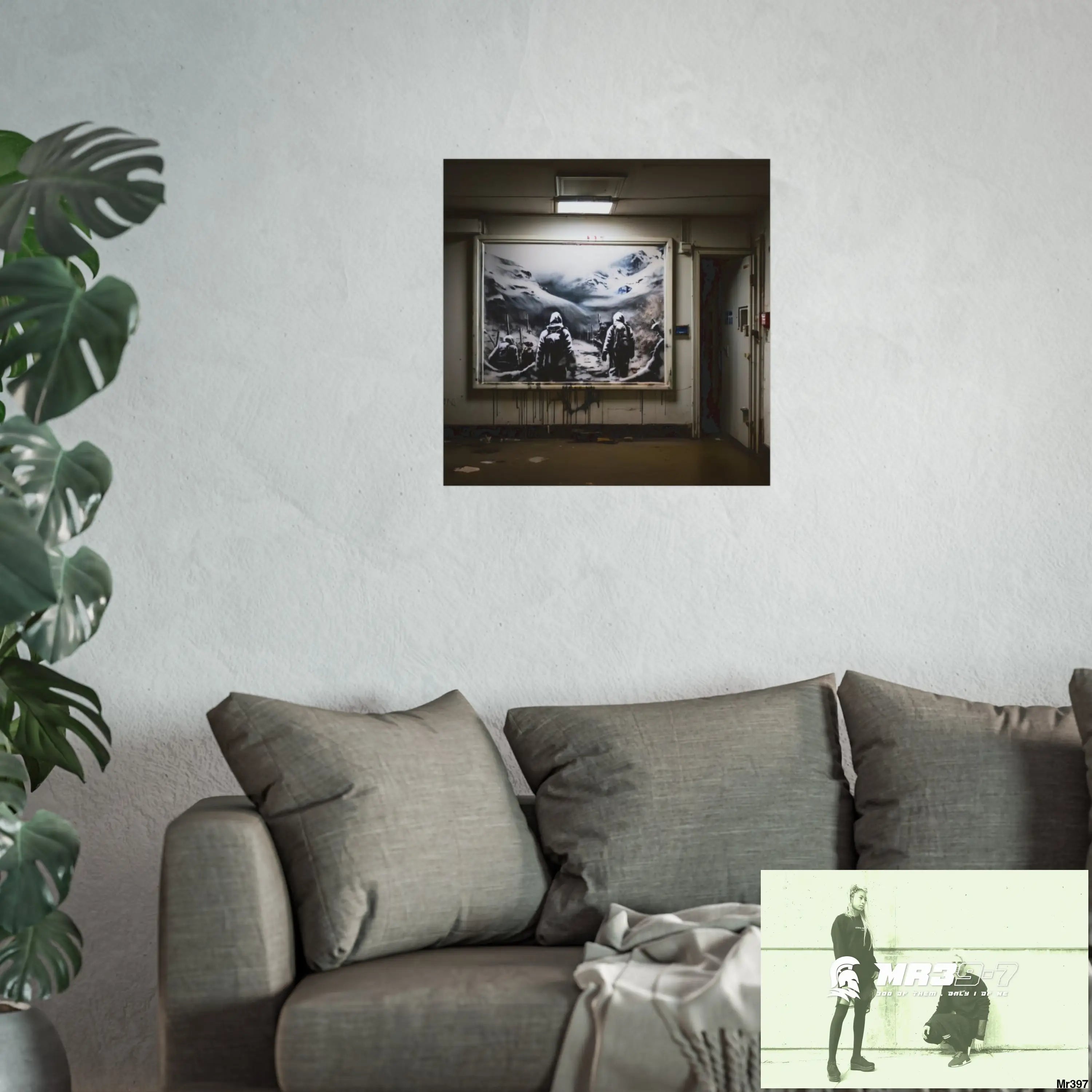 Banksy Style Escape from Hergest Assassination fail Nov -Dec 2013 no 11 Fine Art Posters Poster
