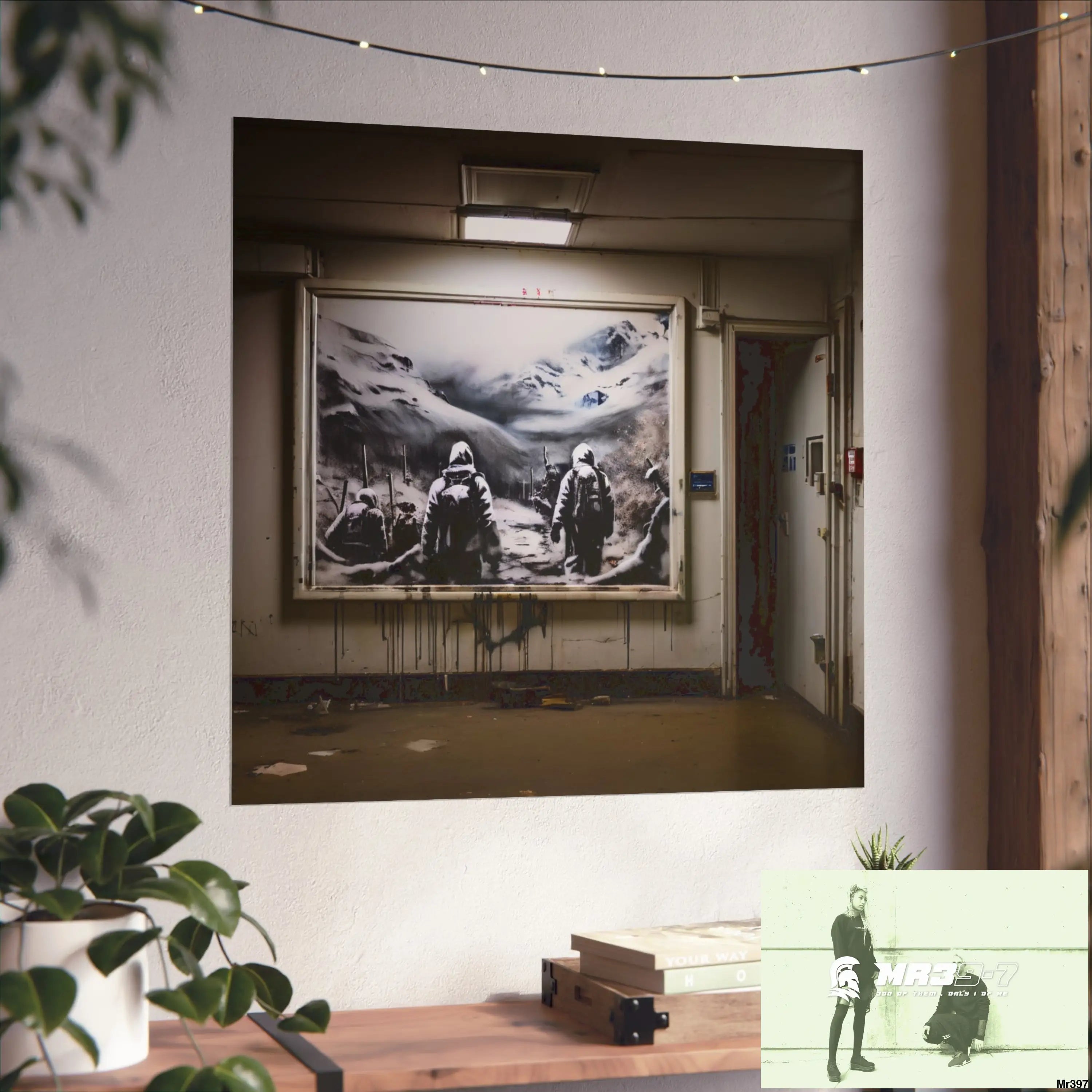 Banksy Style Escape from Hergest Assassination fail Nov -Dec 2013 no 11 Fine Art Posters Poster
