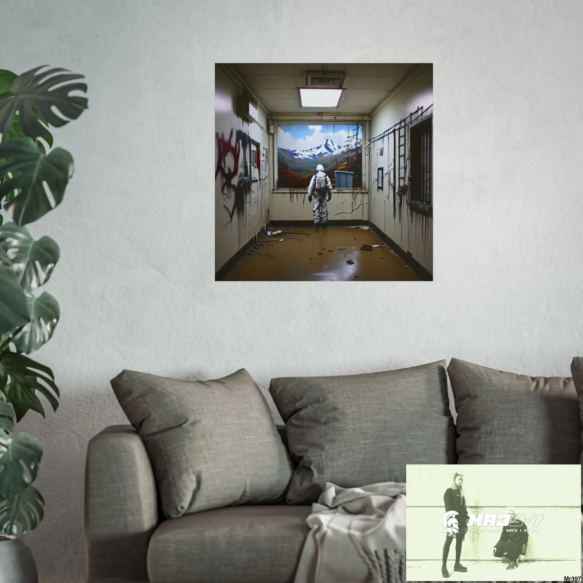Banksy Style Escape from Hergest Assassination fail Nov -Dec 2013 no 12 Fine Art Posters Poster