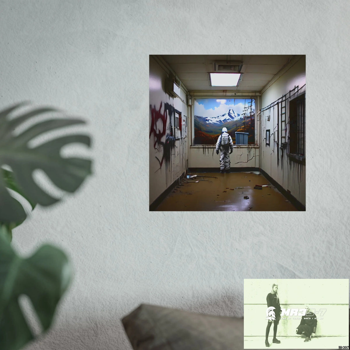 Banksy Style Escape from Hergest Assassination fail Nov -Dec 2013 no 12 Fine Art Posters Poster