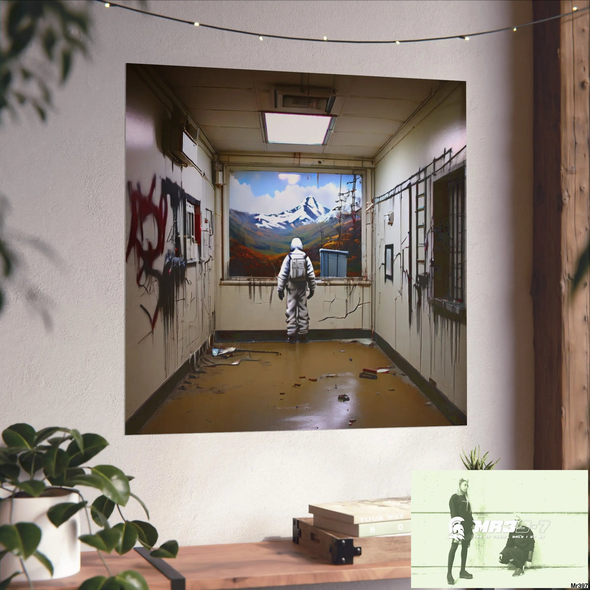 Banksy Style Escape from Hergest Assassination fail Nov -Dec 2013 no 12 Fine Art Posters Poster