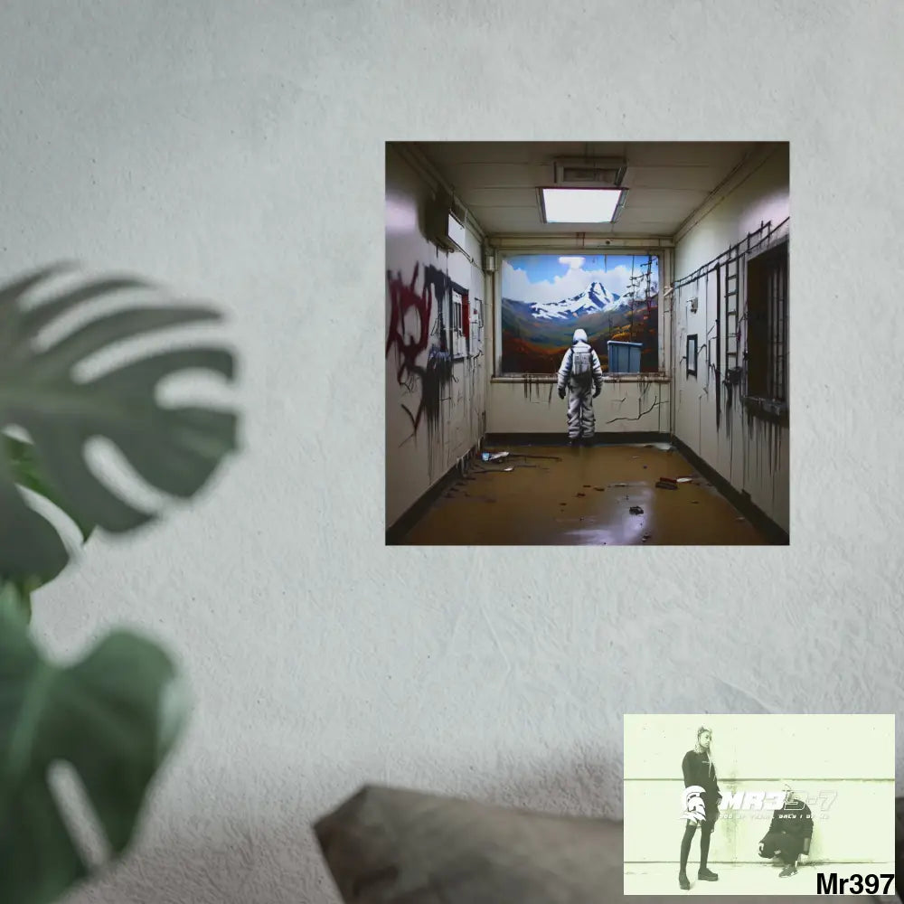 Banksy Style Escape from Hergest Assassination fail Nov -Dec 2013 no 12 Fine Art Posters Poster