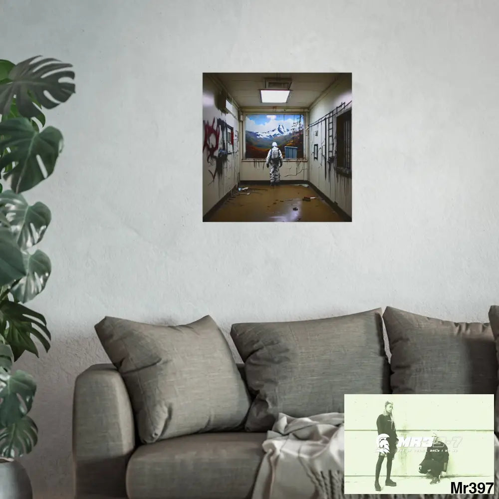 Banksy Style Escape from Hergest Assassination fail Nov -Dec 2013 no 12 Fine Art Posters Poster