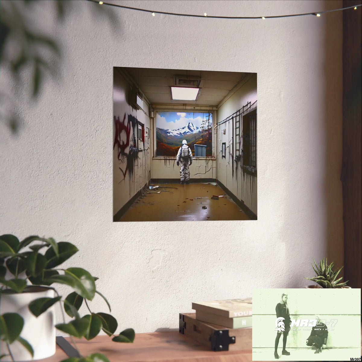Banksy Style Escape from Hergest Assassination fail Nov -Dec 2013 no 12 Fine Art Posters Poster