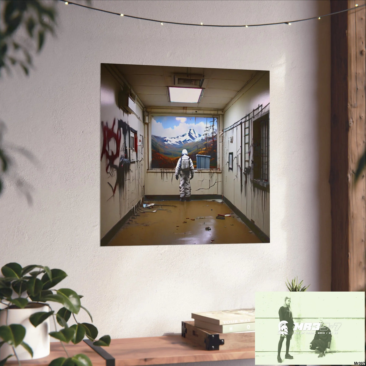 Banksy Style Escape from Hergest Assassination fail Nov -Dec 2013 no 12 Fine Art Posters Poster