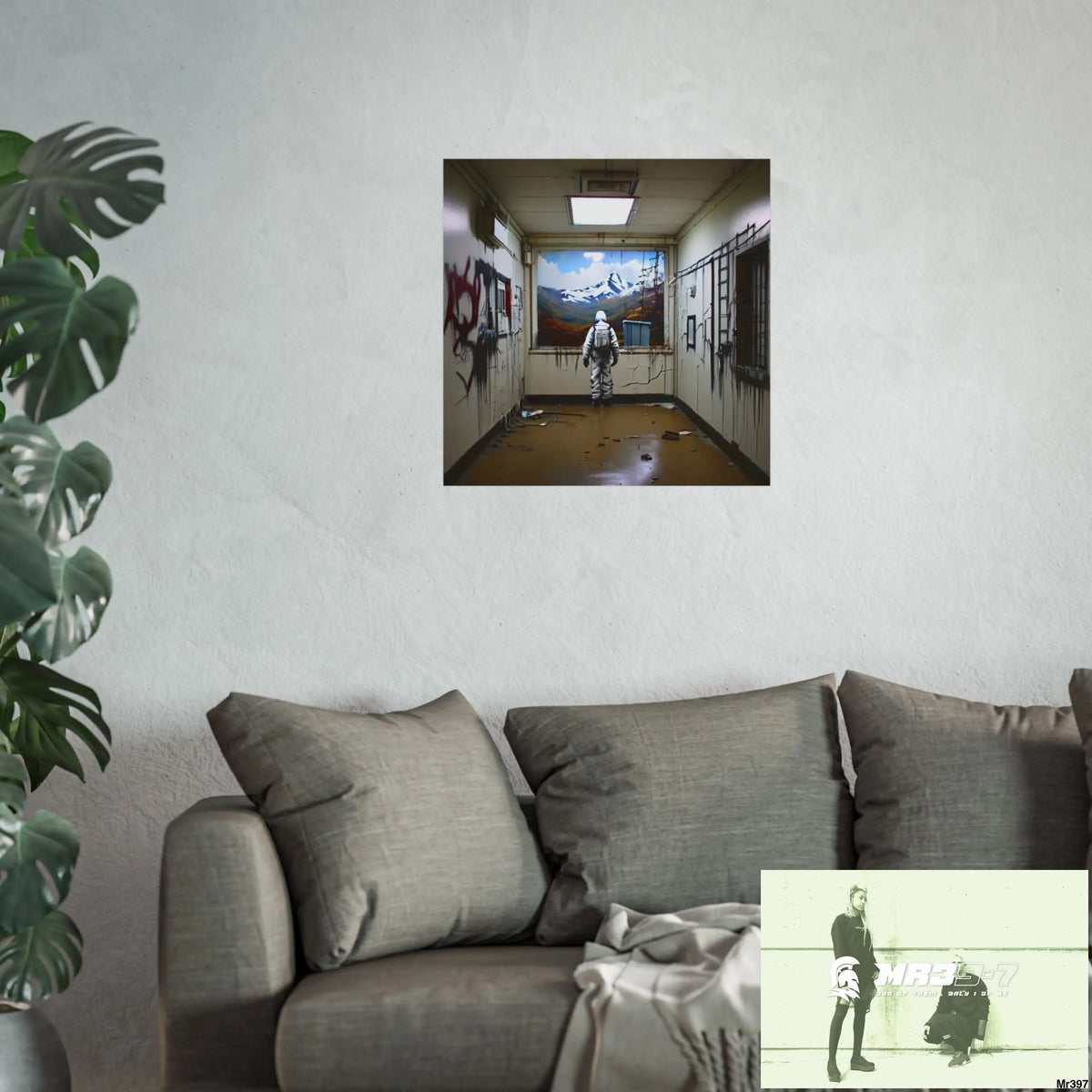 Banksy Style Escape from Hergest Assassination fail Nov -Dec 2013 no 12 Fine Art Posters Poster