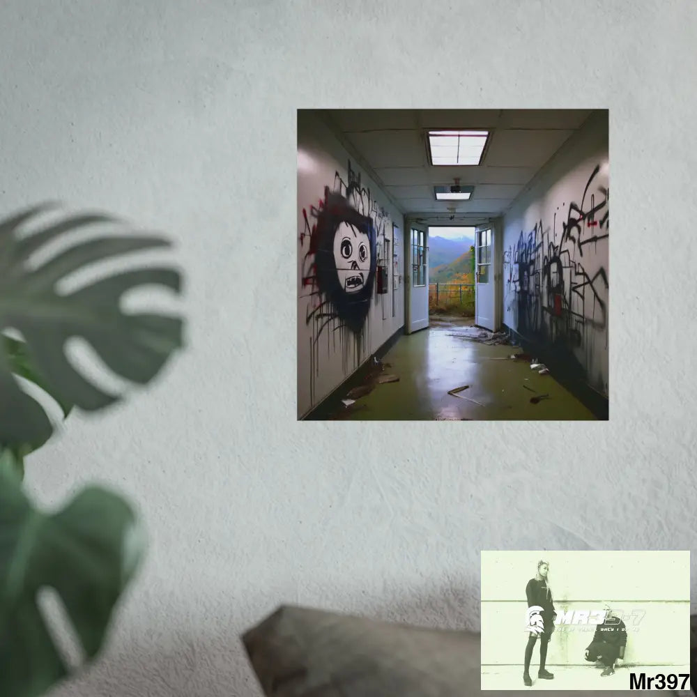 Banksy Style Escape from Hergest Assassination fail Nov -Dec 2013 no 13 Fine Art Posters Poster