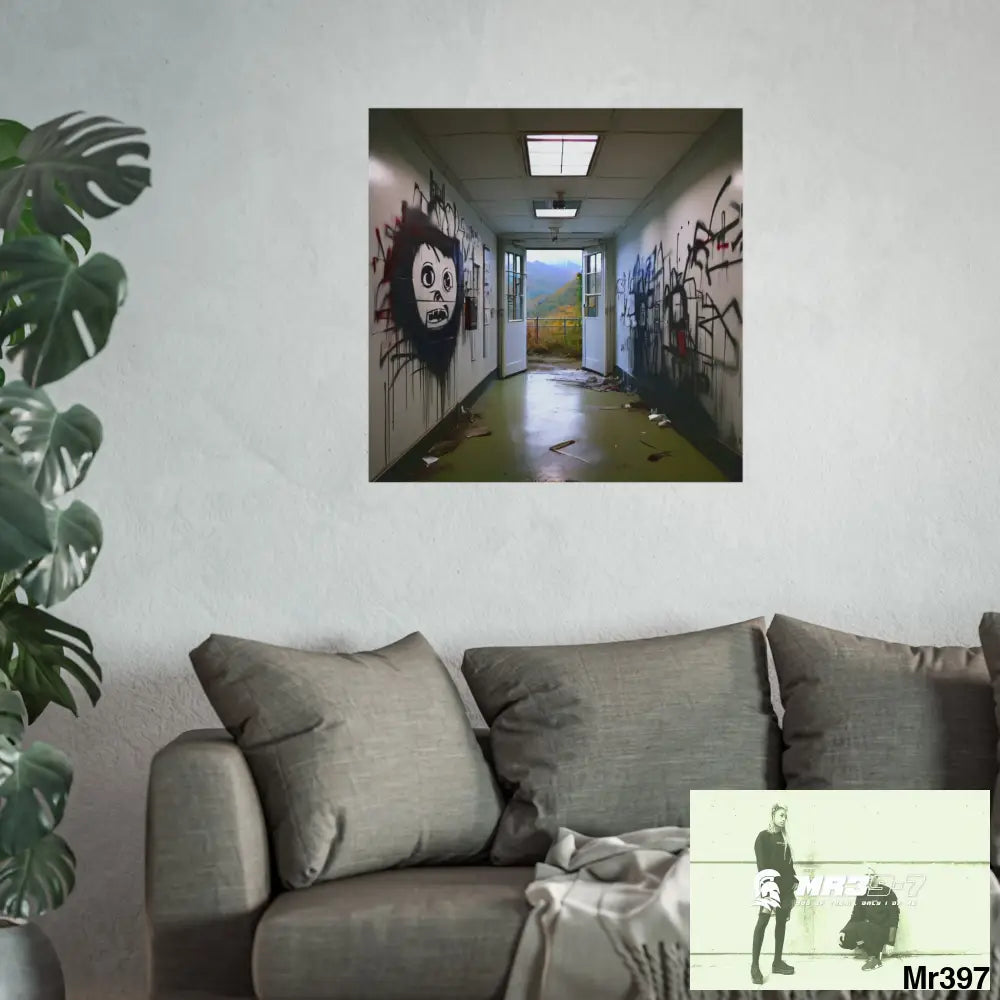 Banksy Style Escape from Hergest Assassination fail Nov -Dec 2013 no 13 Fine Art Posters Poster