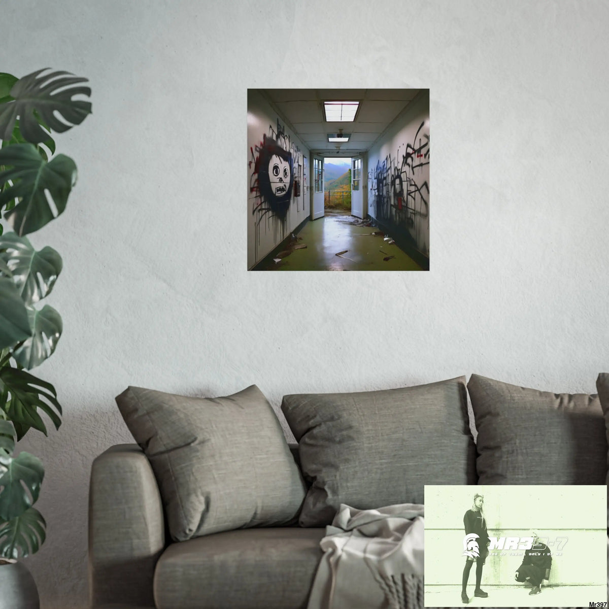 Banksy Style Escape from Hergest Assassination fail Nov -Dec 2013 no 13 Fine Art Posters Poster