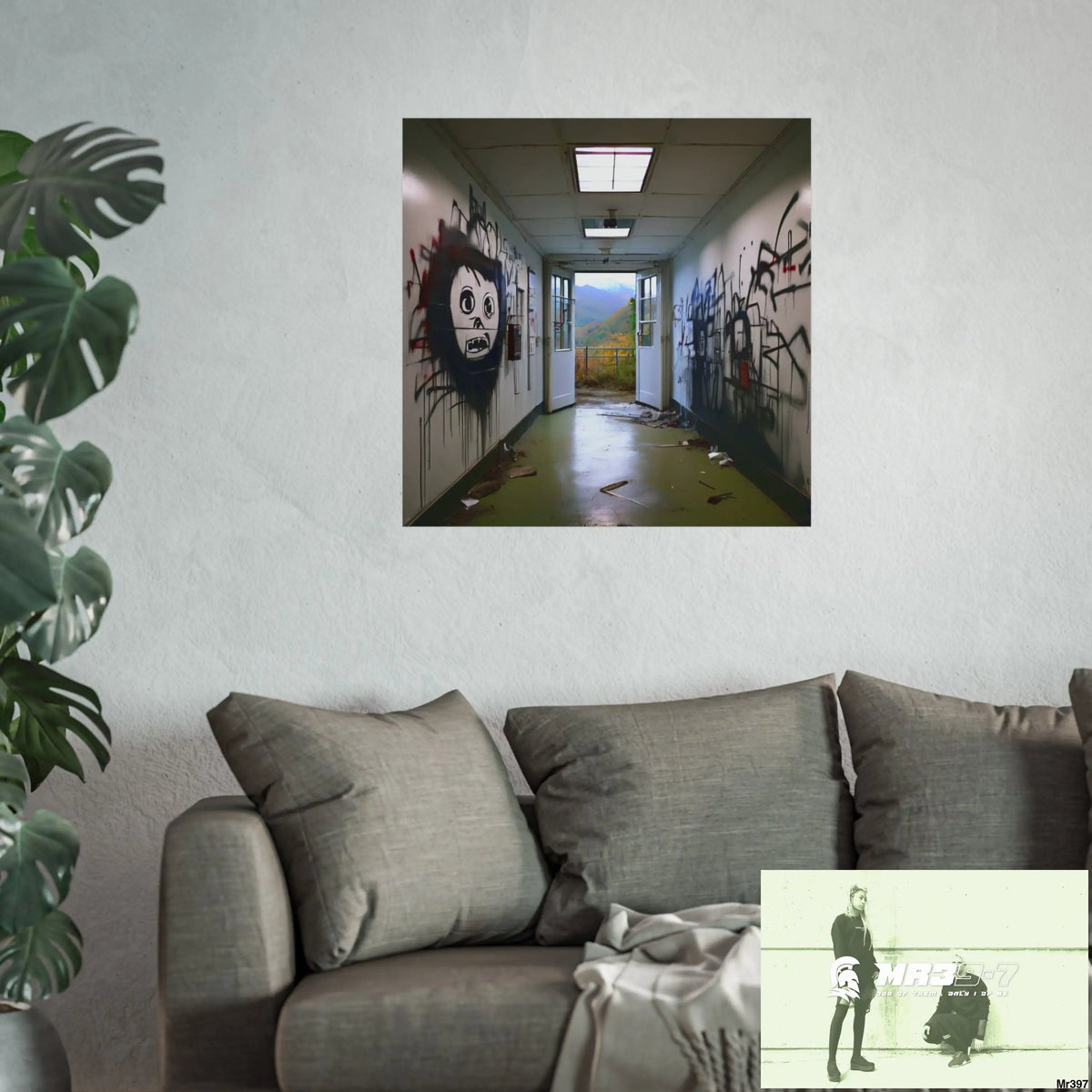 Banksy Style Escape from Hergest Assassination fail Nov -Dec 2013 no 13 Fine Art Posters Poster
