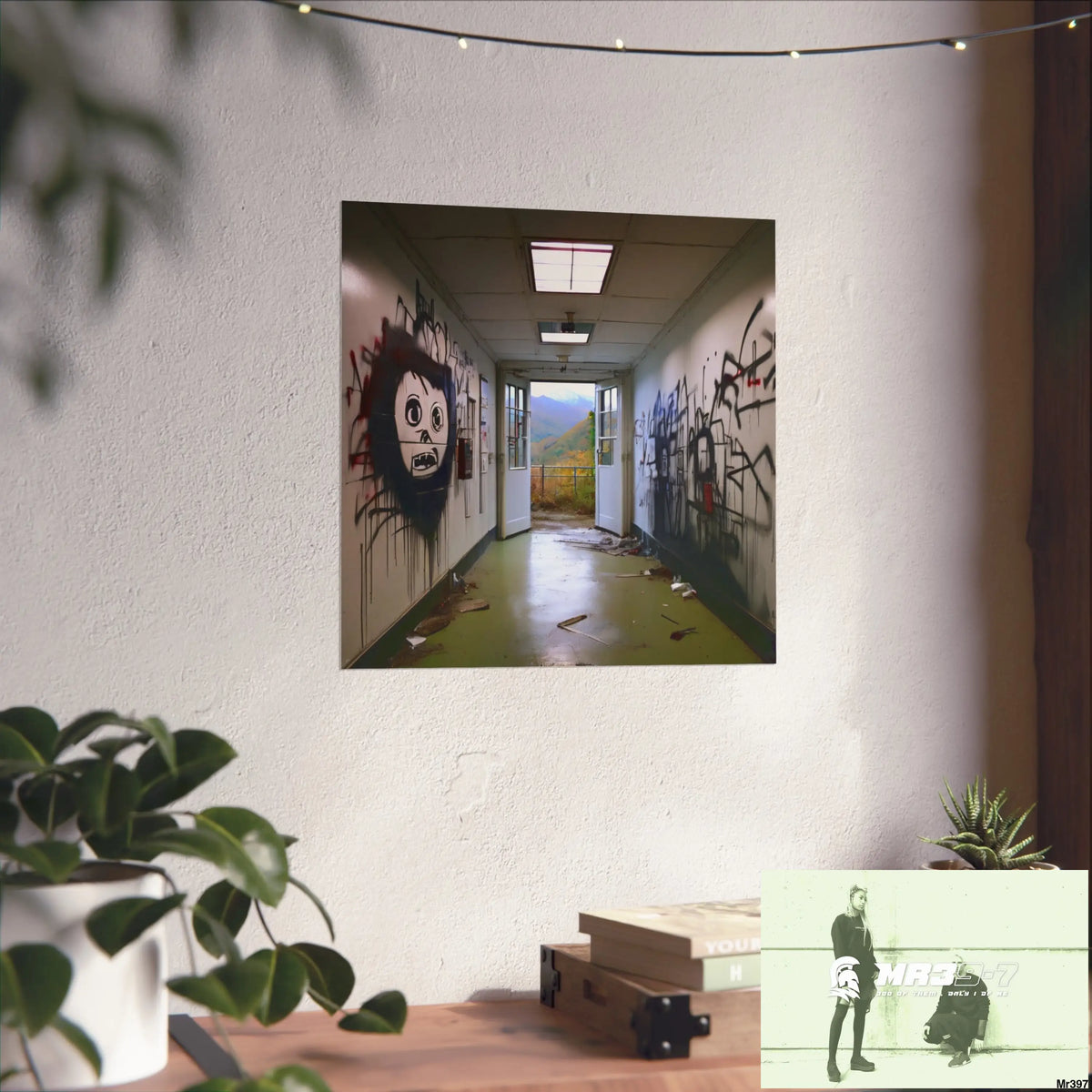 Banksy Style Escape from Hergest Assassination fail Nov -Dec 2013 no 13 Fine Art Posters Poster