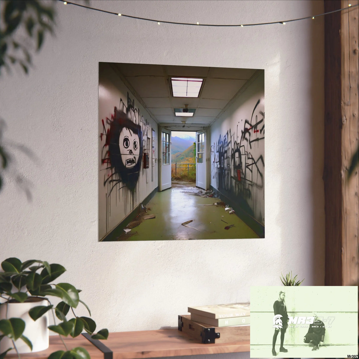 Banksy Style Escape from Hergest Assassination fail Nov -Dec 2013 no 13 Fine Art Posters Poster