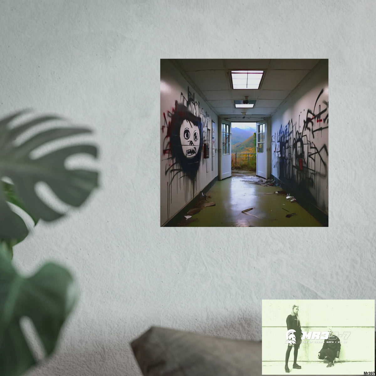 Banksy Style Escape from Hergest Assassination fail Nov -Dec 2013 no 13 Fine Art Posters Poster