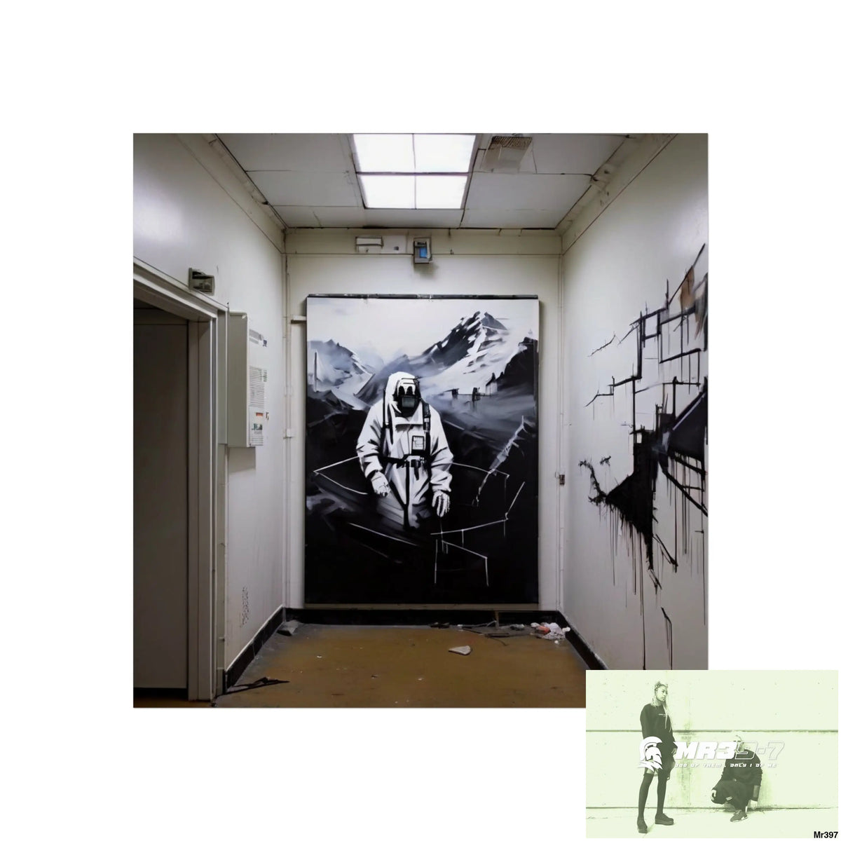 Banksy Style Escape from Hergest Assassination fail Nov -Dec 2013 no 16 Fine Art Posters 30″ x 30″ / Matte Poster