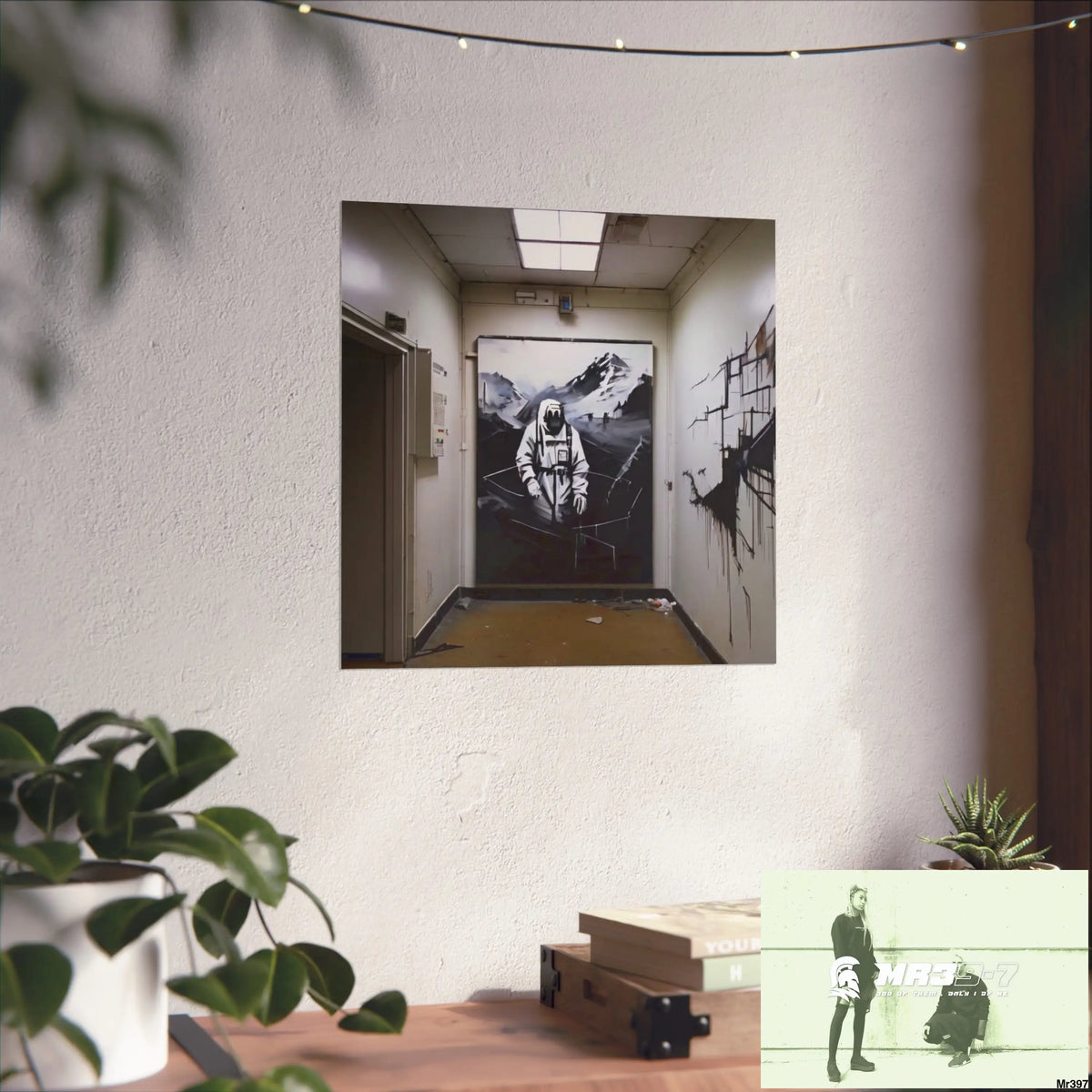 Banksy Style Escape from Hergest Assassination fail Nov -Dec 2013 no 16 Fine Art Posters Poster
