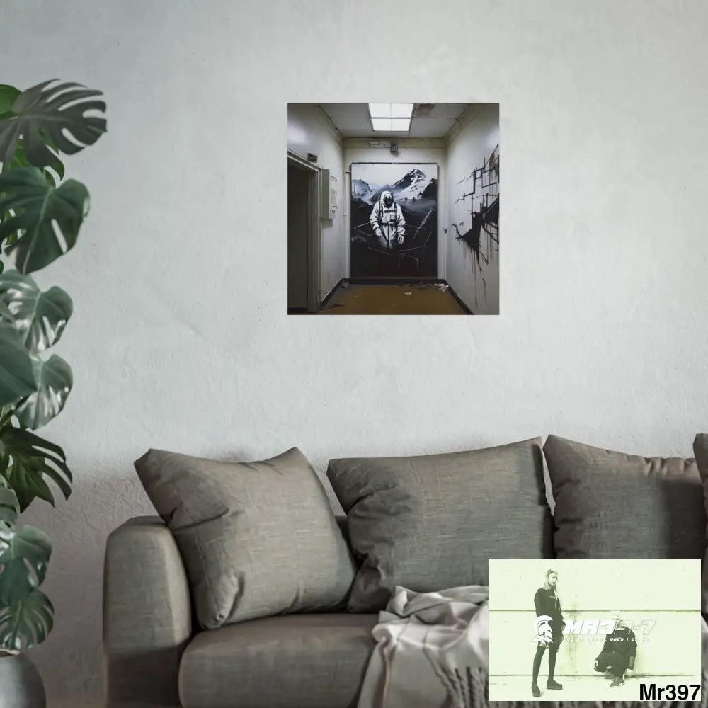 Banksy Style Escape from Hergest Assassination fail Nov -Dec 2013 no 16 Fine Art Posters Poster