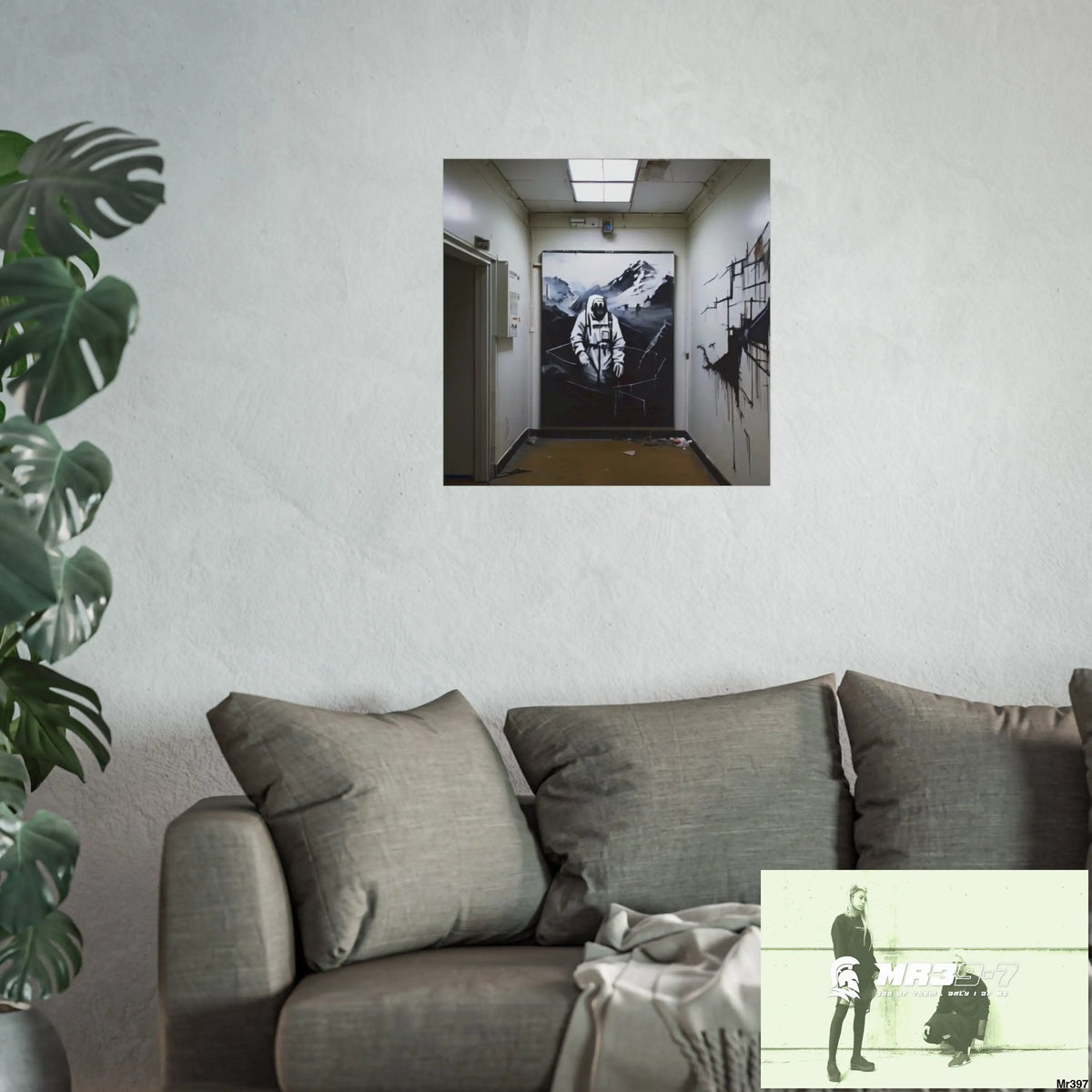 Banksy Style Escape from Hergest Assassination fail Nov -Dec 2013 no 16 Fine Art Posters Poster
