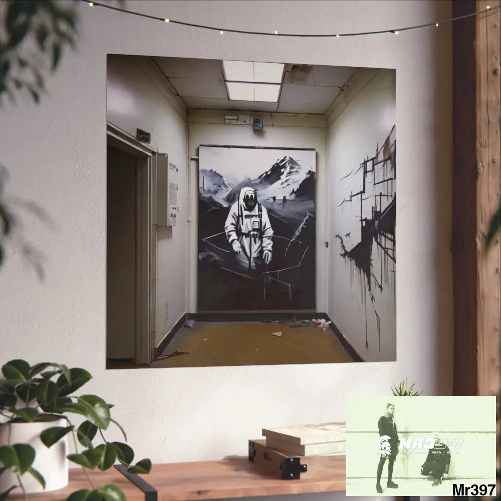 Banksy Style Escape from Hergest Assassination fail Nov -Dec 2013 no 16 Fine Art Posters Poster