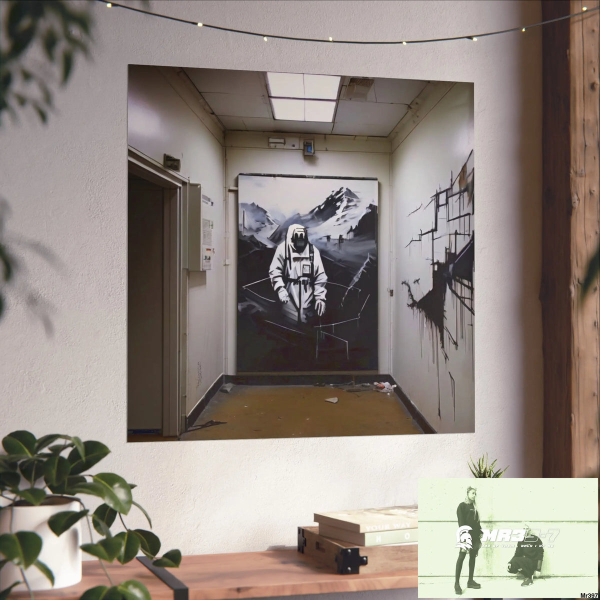 Banksy Style Escape from Hergest Assassination fail Nov -Dec 2013 no 16 Fine Art Posters Poster