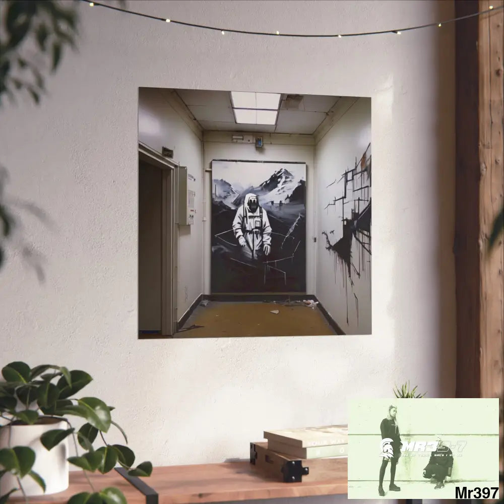 Banksy Style Escape from Hergest Assassination fail Nov -Dec 2013 no 16 Fine Art Posters Poster