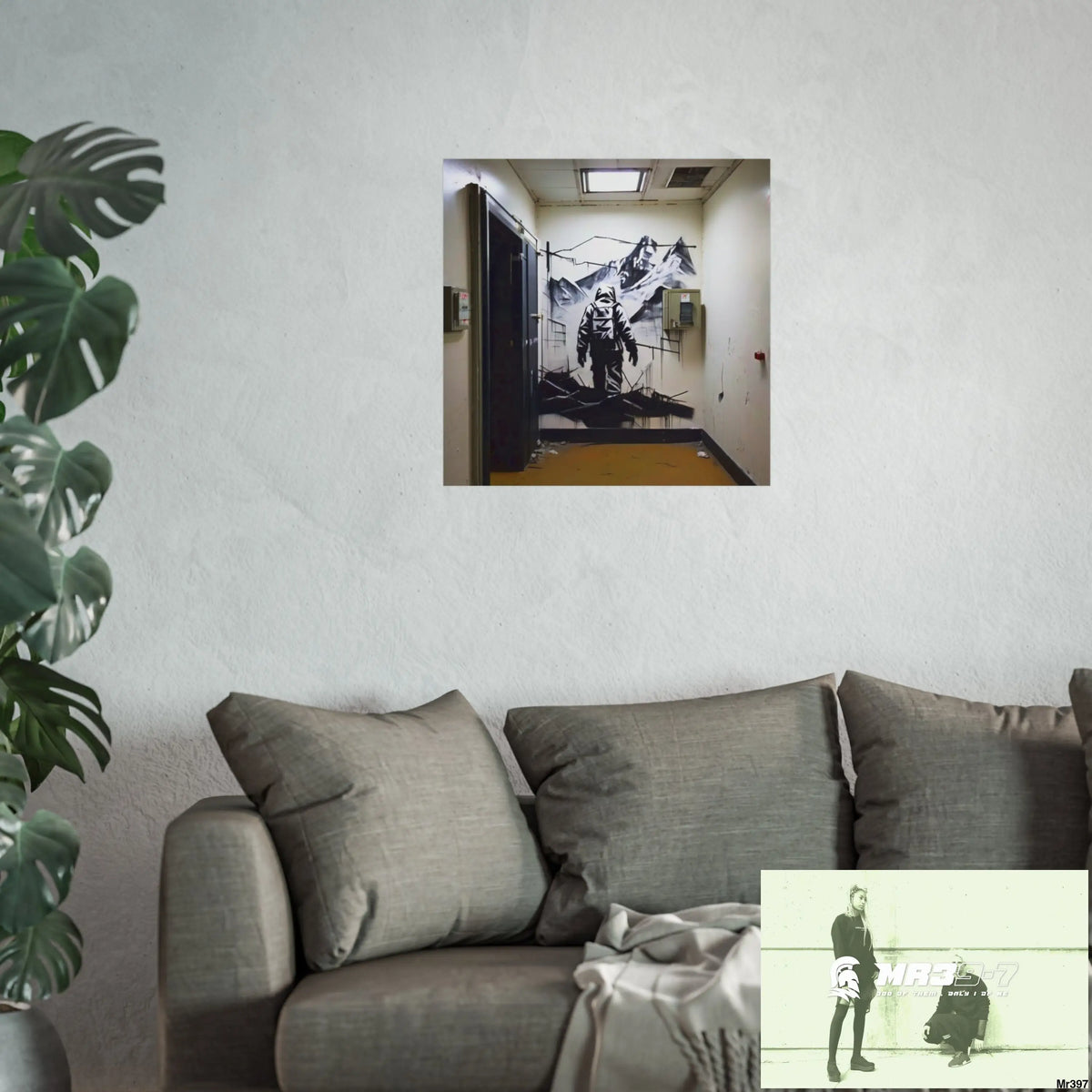 Banksy Style Escape from Hergest Assassination fail Nov -Dec 2013 no 17 Fine Art Posters Poster