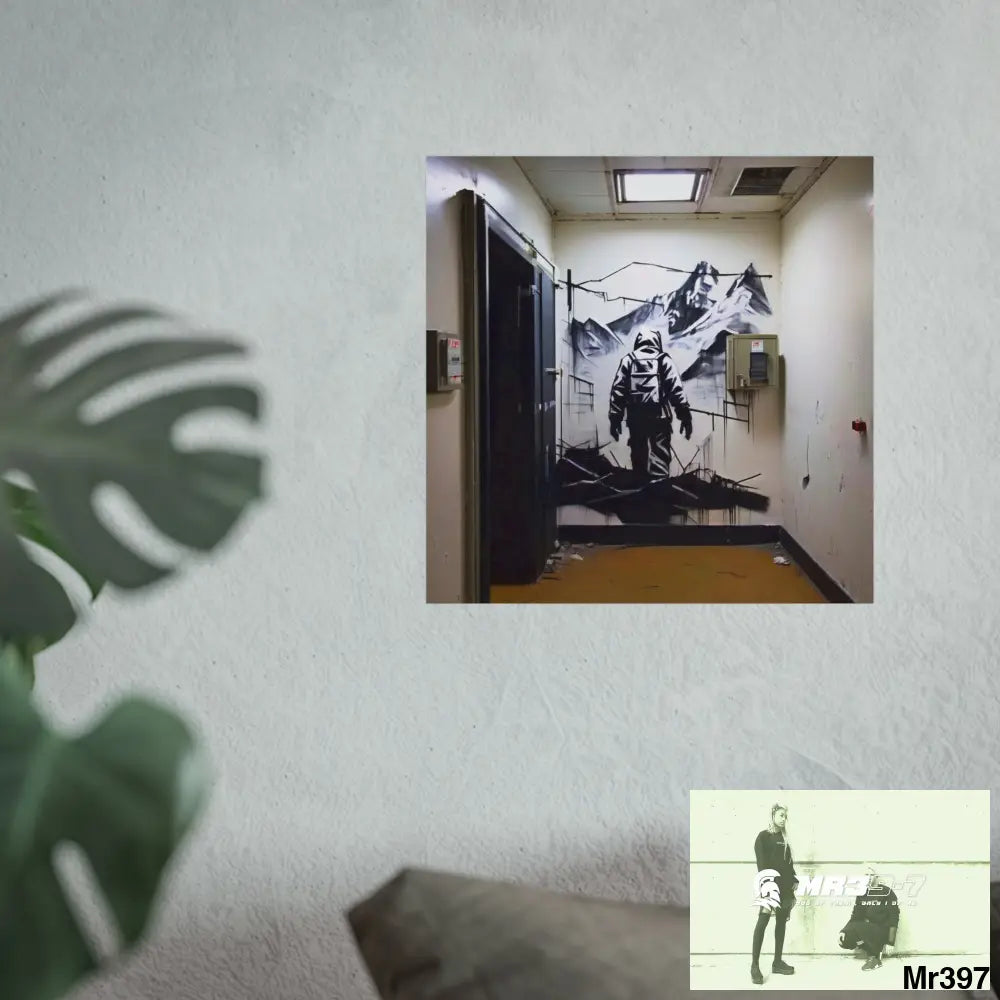 Banksy Style Escape from Hergest Assassination fail Nov -Dec 2013 no 17 Fine Art Posters Poster