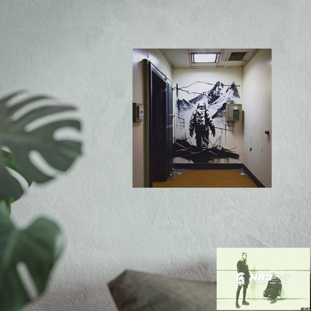 Banksy Style Escape from Hergest Assassination fail Nov -Dec 2013 no 17 Fine Art Posters Poster