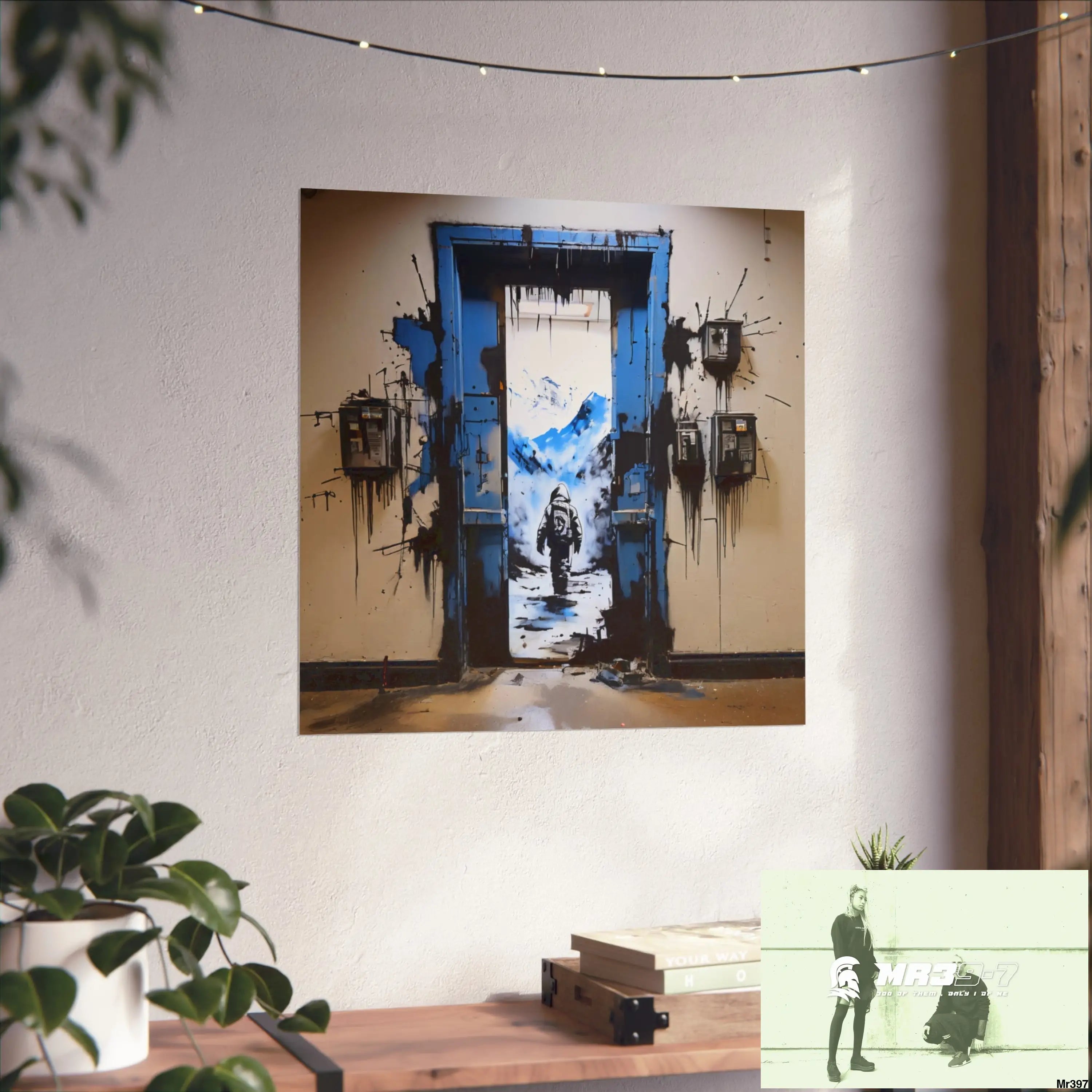Banksy Style Escape from Hergest Assassination fail Nov -Dec 2013 no 2 Fine Art Posters Poster