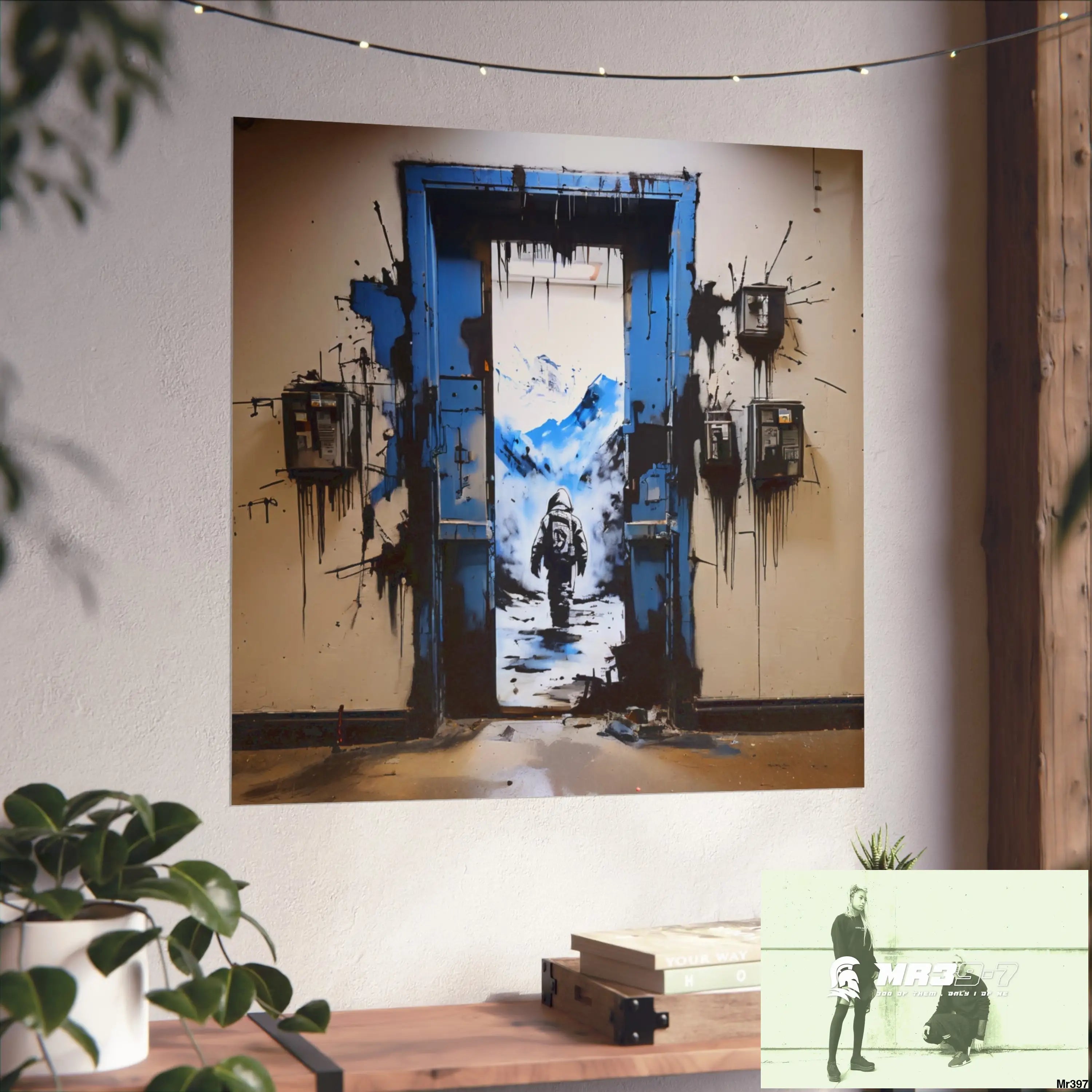 Banksy Style Escape from Hergest Assassination fail Nov -Dec 2013 no 2 Fine Art Posters Poster