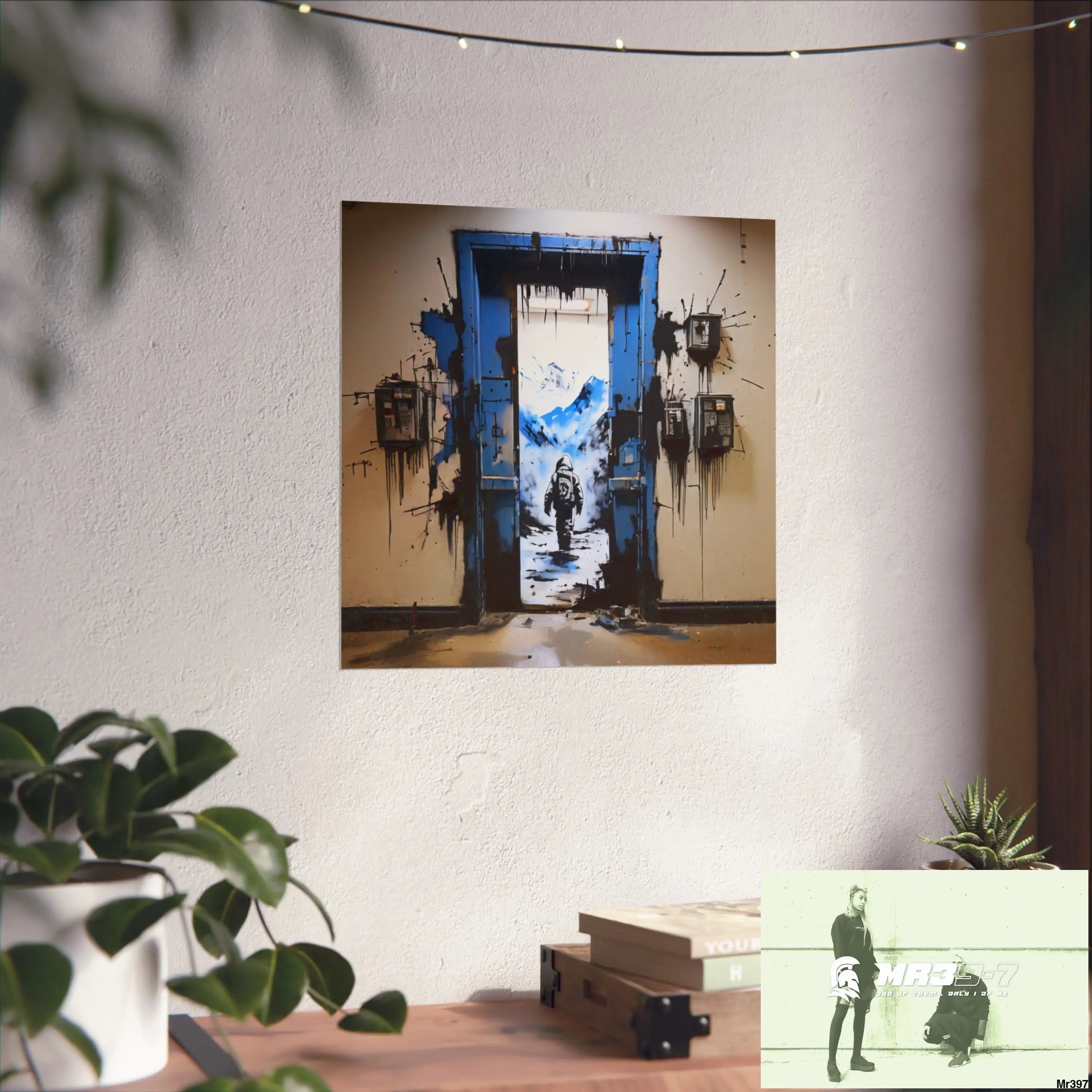 Banksy Style Escape from Hergest Assassination fail Nov -Dec 2013 no 2 Fine Art Posters Poster