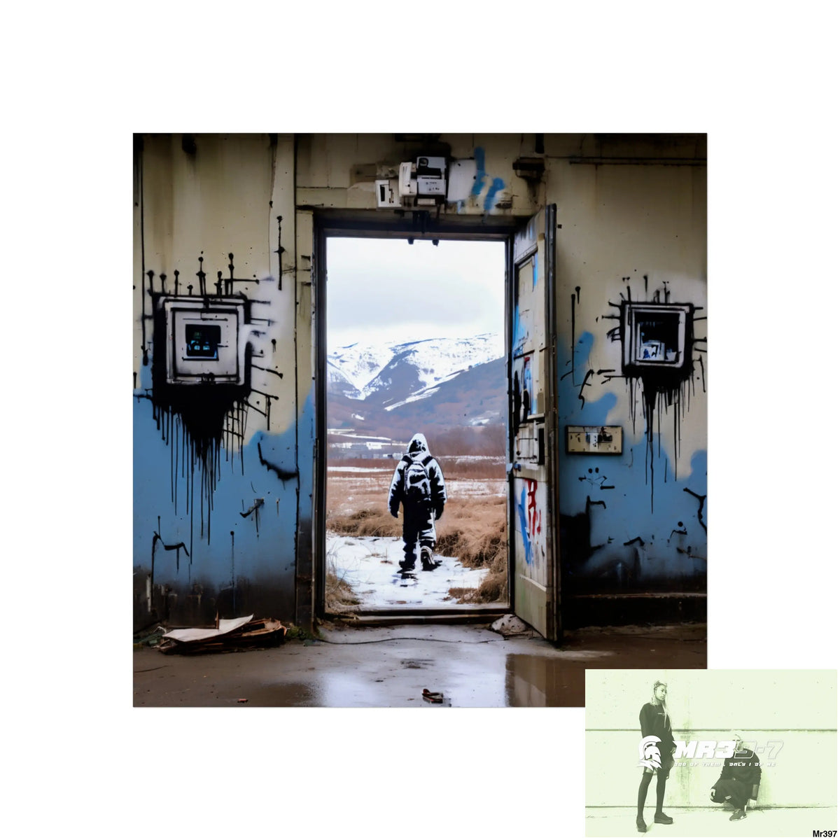 Banksy Style Escape from Hergest Assassination fail Nov -Dec 2013 no 3 Fine Art Posters 16″ x 16″ / Matte Poster