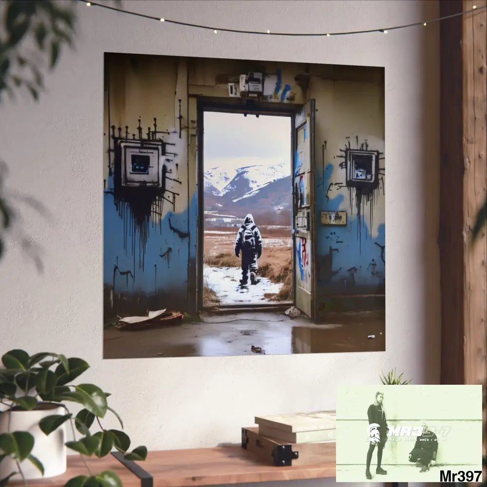 Banksy Style Escape from Hergest Assassination fail Nov -Dec 2013 no 3 Fine Art Posters Poster