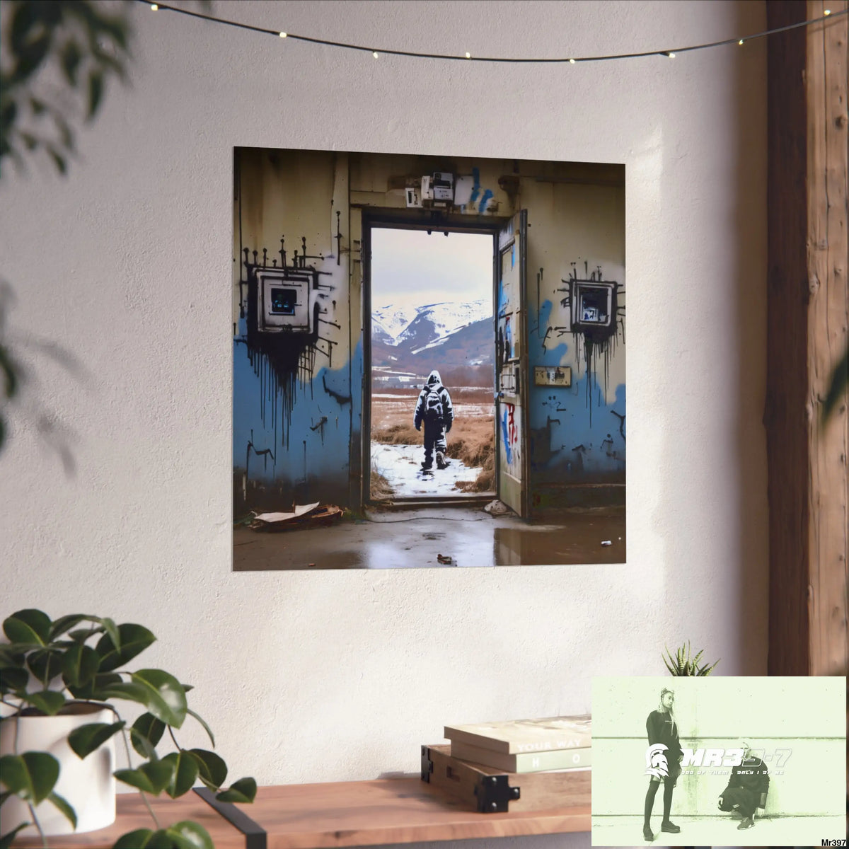 Banksy Style Escape from Hergest Assassination fail Nov -Dec 2013 no 3 Fine Art Posters Poster