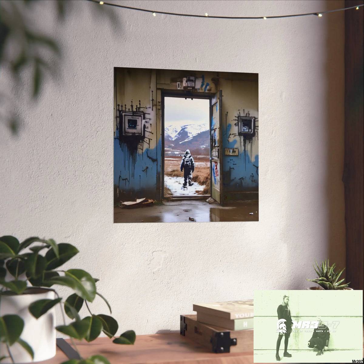 Banksy Style Escape from Hergest Assassination fail Nov -Dec 2013 no 3 Fine Art Posters Poster