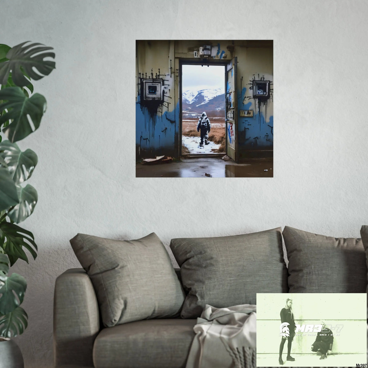 Banksy Style Escape from Hergest Assassination fail Nov -Dec 2013 no 3 Fine Art Posters Poster