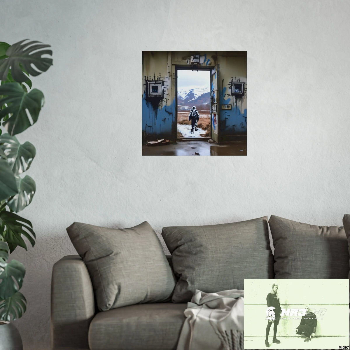 Banksy Style Escape from Hergest Assassination fail Nov -Dec 2013 no 3 Fine Art Posters Poster