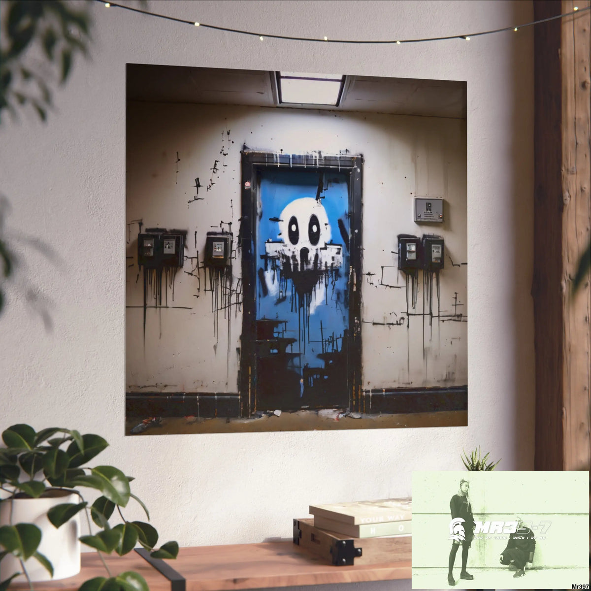 Banksy Style Escape from Hergest Assassination fail Nov -Dec 2013 no 4 Fine Art Posters Poster