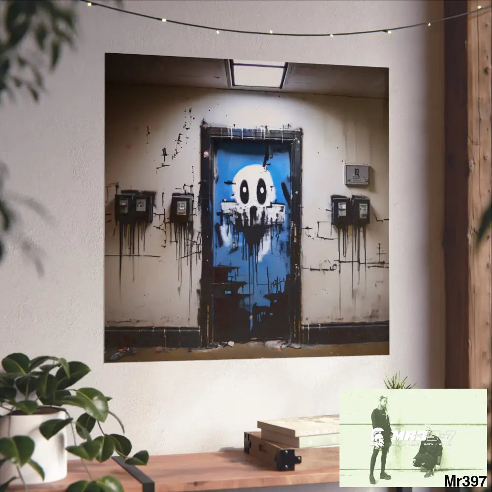 Banksy Style Escape from Hergest Assassination fail Nov -Dec 2013 no 4 Fine Art Posters Poster