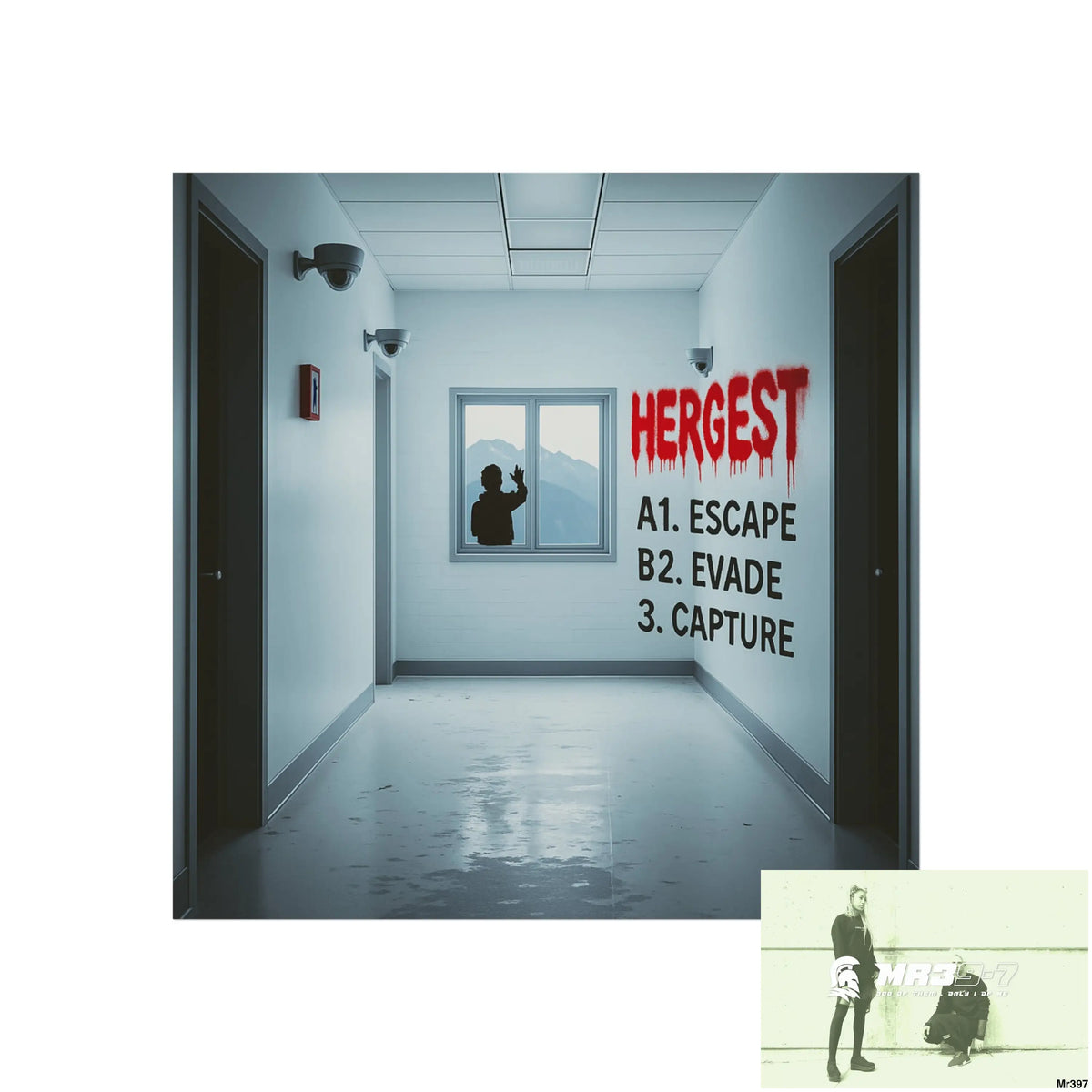 Banksy Style Escape from Hergest Assassination fail Nov -Dec 2013 no 5 Fine Art Posters 16″ x 16″ / Matte Poster