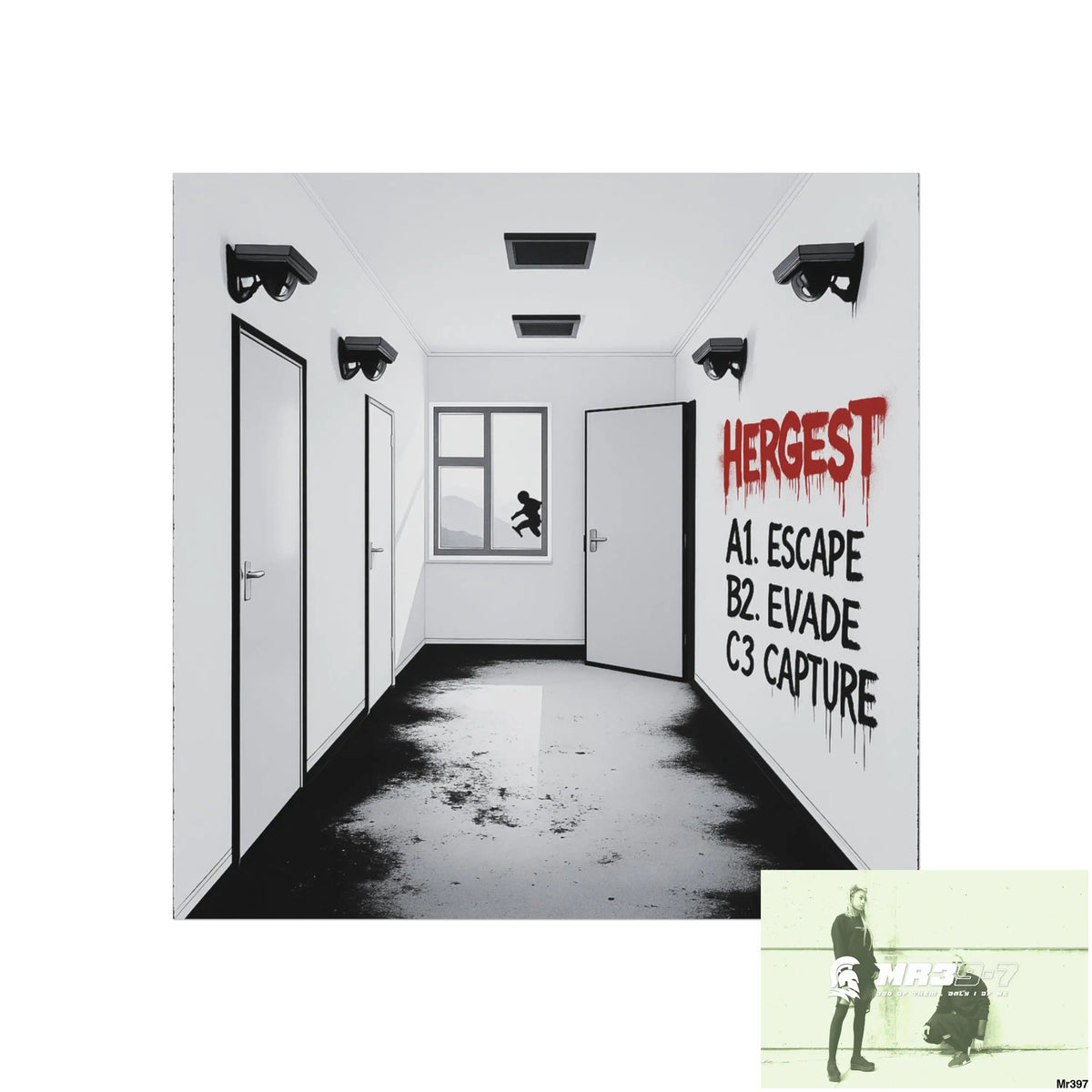 Banksy Style Escape from Hergest Assassination fail Nov -Dec 2013 no 7 Fine Art Posters 24″ x 24″ / Matte Poster