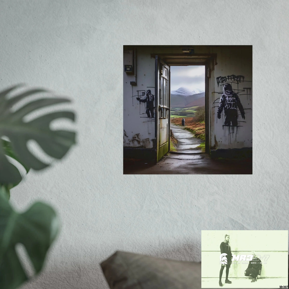 Banksy Style Escape from Hergest Assassination fail Nov -Dec 2013 no 9 Fine Art Posters Poster