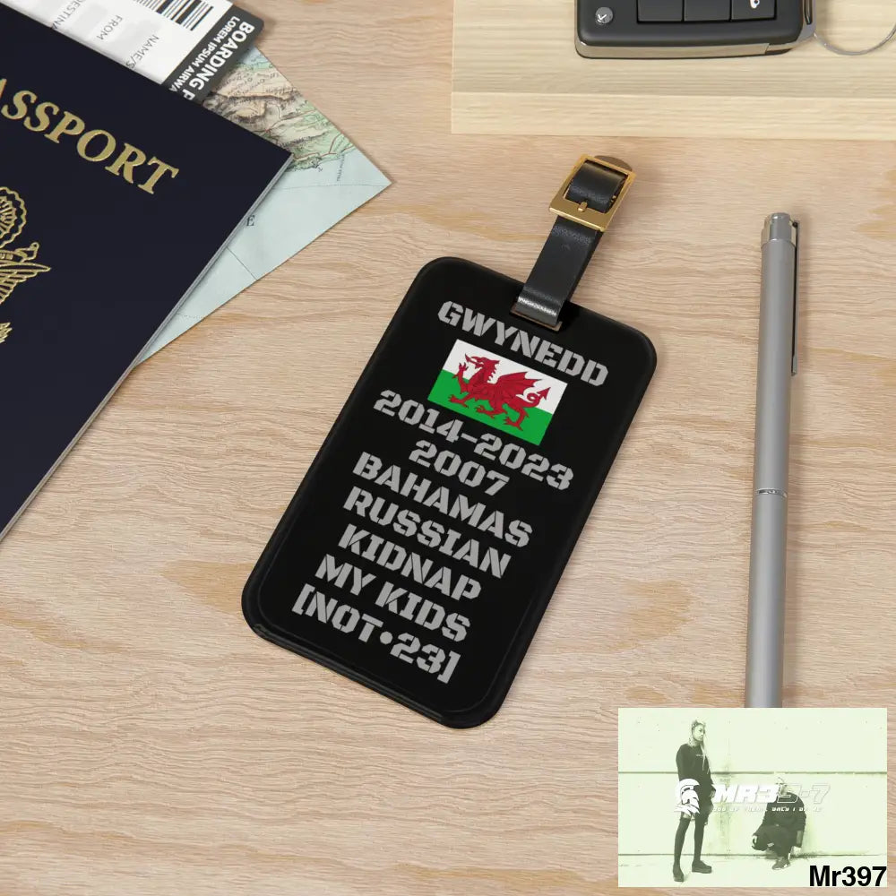 Barmouth,Wales Bahamas MR39-7Luggage Tag 2.4’’ × 4’’ Accessories